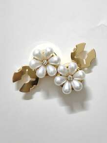 2pcs Button Cover For Shirt Flower Cufflinks Covers Flower Sleeve Button Clip On Button For Dress Wedding Tux Decoration Button Clothing Accessories Gifts