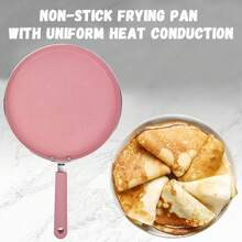 ‌1pc/3pcs Non-Stick Skillet Pan For Crepe, Pancake, Lasagna, Breakfast, Steak & Eggs - 7"/8"/10" Multi-Size Oven Friendly Frying Pan