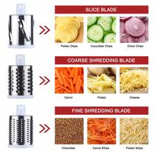 Cutter Slicer Grater Fruits Vegetables Greens Cheeses - Green - View 7