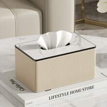 Tissue Box Cover, PU Leather Tissue Box Holder Rectangular Box Covers For Home/Office/Car Decoration, Tissue Box, Bedroom, Table, Paper Organizer, Tissue Box Cover Black, Napkin Holder Tissue, Paper Holder Storage, Towel Holders, Tissue Rolls,Tissue Box Holder,Napkin Holder,Festival Family Gathering,Kitchen Dining Table DecorFor Home Kitchen Bedroom Living Room Dining Room, Home Decoration Accessories, Decorative Box,Women Wedding Gift,Summer Travel Holiday Festival Must-Have