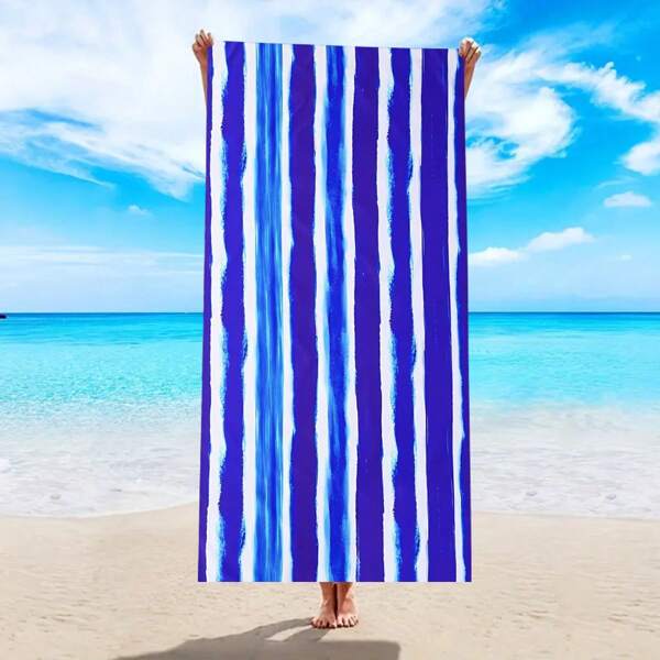 1pc Outdoor Beach Towel, Boho Print Bath Towel Quick-Dry Swimming Towel For Summer Travel Beach Beach Essentials