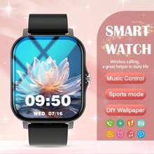 LOMAXFR Smart Watch, Wireless Calling /Dial, Multi -Sport Mode, Calling Reminder And Rejection,Information Reminder,SMS Reminder,Holiday Gifts, Birthday Gifts