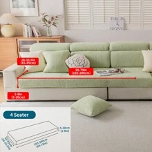 1pc Stretch Jacquard Sofa Cover, Machine Washable, Anti-Cat Scratch, Furniture Protector Sofa Cushion Cover Set With Recliner Slipcover, For Modern Living Room, Bedroom, Office Decor Room Decor Home Decor Living Room Decor Couch Cover Sofa Covers