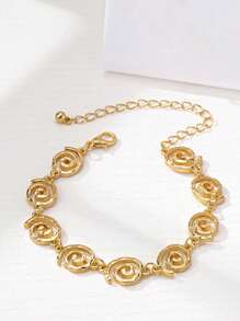 1pc Fashionable Symbol Design Delicate Bracelet, Elegant & Versatile Alloy Jewelry For Women, Suitable For Daily Wear