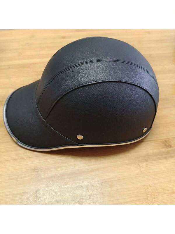 Baseball Cap, Ventilated Lightweight Retro Half-Shell Helmet, Motorcycle Riding Baseball Cap, Lightweight Half-Shell Helmet