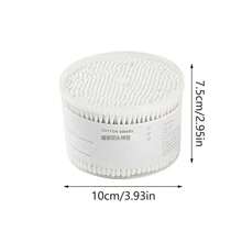 500PCS Disposable Cotton Swab Box With Double End Round Head For Makeup And Makeup Removal Daily Cleaning Pet Care Multi-Purpose,Random Box Packaging Style;