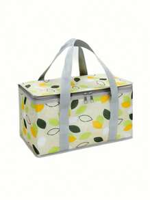 1 pièce Sac fourre-tout isotherme pour pique-nique - Matériau imperméable, panier de rangement multifonctionnel pour l'extérieur, les voyages et le camping, convient pour les pique-niques, le camping, les voyages, les fêtes et les festivals