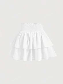 New High Waist Slim Cake Style Mini Skirt For Women