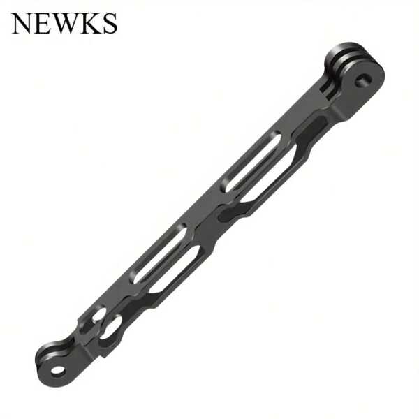 NEWKS NEWKS Extended Arm Motion Camera Bracket, 1/4 "-20 Hole Metal Extension Rod Installation, Suitable For Multiple Sports Cameras In Black