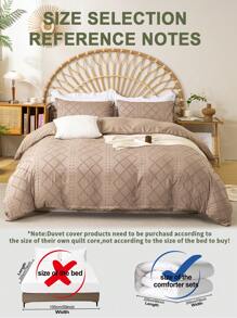 Juego de 3 piezas de Cubrecamas de Microfibra Acolchada Acogedora(1 Cubrecama y 2 Fundas de Almohada) Ropa de cama ligera y transpirable para todas las estaciones para el dormitorio del hogar