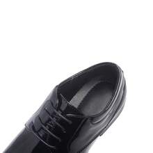 Pantofi de afaceri casual cu șireturi pentru bărbați, rochii oxford minimaliste de culoare solidă