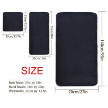 MIDENSI Juego de 8 piezas de toallas de felpa de coral suave, incluye 2 toallas de baño (27" X 55"), 2 toallas de mano (13.7" X 29.5"), 4 paños de lavado (11.8" X 11.8"), de secado rápido, absorbentes, ligeros, adecuados para actividades al aire libre, baño, toallas faciales, decoración de baño, decoración de otoño, de vuelta a la escuela para salón de belleza, hogar y baño