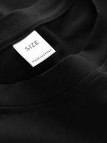 Young Girl's Cartoon And Bowknot Print Round Neck Short Sleeve Tee Spring And Summer Casual T Shirt For Kids - Black - View 4