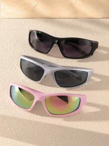 4pcs/3pcs/2pcs/1pc New Fashion Glasses For Outdoor Sports Cycling Eyewear, Unisex For Summer Beach Vacation,Outdoor,Travel
