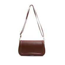 Bolsa Feminina Tiracolo De Lado Transversal Ajustável Clutch Lançamento - Caramelo - Visão 5