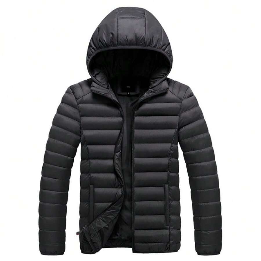 Men's Quilted Puffer Jacket Bobojaco Black - màu đen - Xem 1