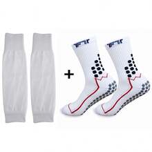 2pcs/Set Professional Anti-Slip Sports Breathable Football/Soccer Socks And Shin Guards - Multicolor - View 9