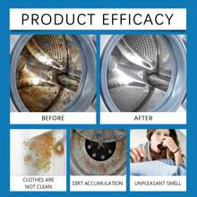 10/20/50/100pcs Washing Machine Cleaner Tablets - Deep Clean Drum And Tub, Suitable For Front Load, Top Load And HE Gaskets - Helps Remove Odor-Causing Residues, Pet Hair And Hard Water - For Septic Systems