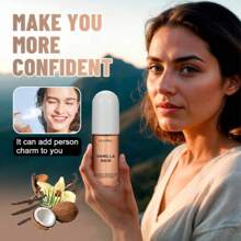 1pc 50ml Coconut Vanilla Hair And Body Fragrance Spray, Non-Alcoholic, Long-Lasting Fragrance, Non-Irritating Taste, Suitable For Going Out, Traveling, Office, Holiday Celebrations,Can Also Be A Mother's Day Gift