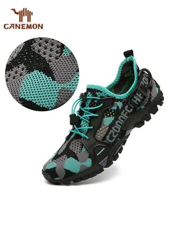 CANEMON Outdoor Men's Casual Sports Hiking Shoes, Lightweight Outdoor Non-Slip Athletic Sneakers