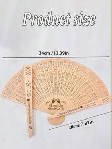 Abanicos personalizados de boda como obsequios/Abanicos plegables de boda/Abanicos para la ceremonia de boda/Favor rústico de abanico de mano/Favor de ceremonia para invitados/Conjunto a granel de abanicos personalizados de boda de madera de sándalo con borla blanca, abanicos de mano para invitados de boda - Multicolor - Ver 6