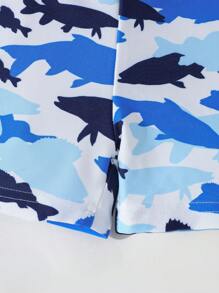 Conjunto de 2 piezas de traje de baño para niños, pantalones cortos y camiseta para natación de niños pequeños ropa de playa