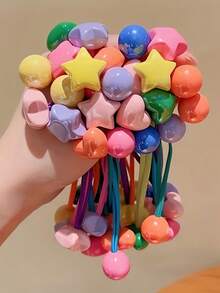 12 Stück buntes Schmetterling Haargummi Set, süße Scrunchies für Mädchen, Multifarbige vielseitige Haarzubehör, geeignet für Pferdeschwänze, Zöpfe und verschiedene Anlässe wie Schule, Reisen oder Partys, Make-up, Haargummis, Haargummibänder, Haarseile