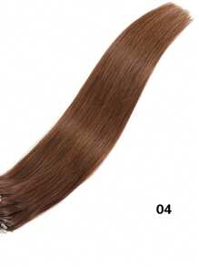 Straight Fishing Line Style Hair Extensions, High-Quality Human Hair Woven With Microbead Hair Pieces Machine, Suitable For Various Needs