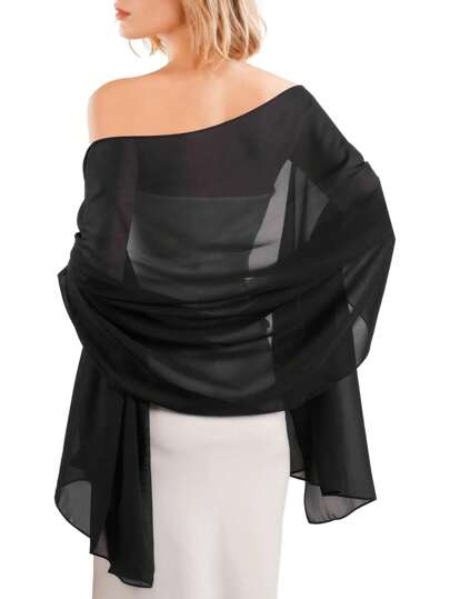 Chiffon Shawls Scarves Wraps For Bridal Wedding Party Evening Dress And Special Occasion Dresses