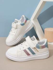 1 Pair Teen Fashion Casual Sports Sneakers, Runs Small, Recommend Ordering One Size Up - Purple - View 1