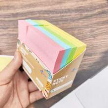 12 Stück/set Bunte Haftnotizen, 600 Blätter In 12 Farben, 50 Blätter/block