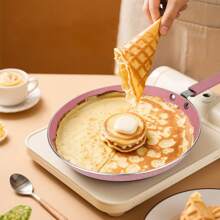 ‌1pc/3pcs Non-Stick Skillet Pan For Crepe, Pancake, Lasagna, Breakfast, Steak & Eggs - 7"/8"/10" Multi-Size Oven Friendly Frying Pan