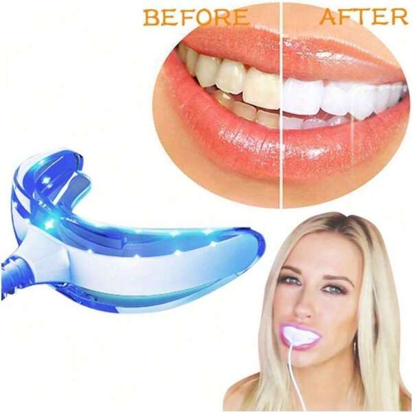 RAF 1 pieza Acelerador de luz LED para blanqueamiento dental con potente luz LED azul, Potenciador de blanqueamiento dental, Imprescindible familiar, Primera opción de regalo, Gel para blanqueamiento dental, Blanqueamiento dental