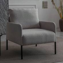 Monaco Grey Armchair - Grey - View 7