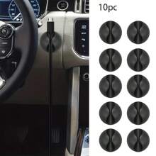 10pcs Car Dash Data Cable Clip Set - Streamlines Charging & Audio - Multi-Function Organizer Clips For Phone Charging, Keep Driving Environment Tidy Cable Organizer