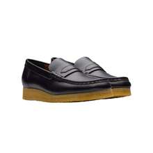 Clarks WallabeeLoafer Blk Smooth Lea - Black Smooth  Leaf - View 2
