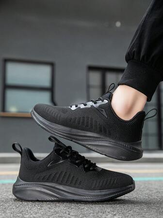 Zapatillas de running para hombres, zapatos deportivos y de fitness transpirables, zapatillas casuales cómodas y ligeras