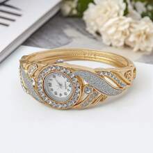 1pc Women's Fashion Simple Elegant Low-Cost Quartz Bracelet Watch