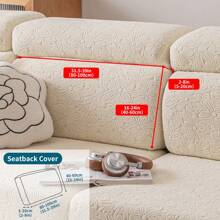 1pc Stretch Jacquard Sofa Cover, Machine Washable, Anti-Cat Scratch, Furniture Protector Sofa Cushion Cover Set With Recliner Slipcover, For Modern Living Room, Bedroom, Office Decor Room Decor Home Decor Living Room Decor Couch Cover Sofa Covers