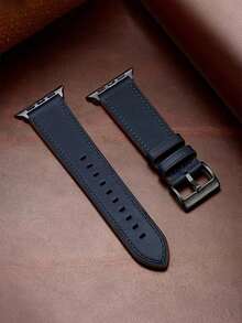 1条舒适柔软经典复古风蓝色真皮表带，兼容 Ultra 3/2/1系列S10/S9/S8/S7/S6/S5/S4/S3/S2/S1，时尚百搭，适合年轻女性和成熟男性，可用于休闲装扮、户外活动、商务场合、旅行，亦可作为礼物赠送。 - 藍色 - 查看 3