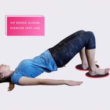 Gleitscheiben für Fitness Yoga Pilates Oberschenkel Schlankheit Bauch-Kern-Training rutschende Platte Übungsboard leise Trainingsausrüstung Bauchfett Verbrennung Gleitscheiben Taillen Trainer Po Straffung Bauchmuskeltrainer Fitnesszubehör