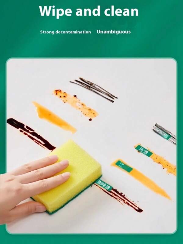10 pezzi di spugne forti per rimozione di macchie, spugne multifunzione per pulizia di cucina, bagno, casa, forniture domestiche