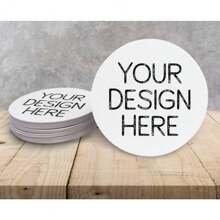 Custom Design Coasters | Great For Businesses, Events, Bars, Weddings, Birthdays, Anniversaries, Save The Dates, Parties, Holidays
