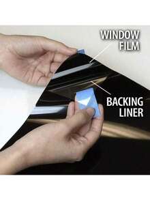 1 Roll Black Window Privacy Film, 100% Blackout UV Protection, Protect Privacy, Anti-Peeping, Suitable For Indoor, Home, Office, Kitchen Windows - Black - View 8