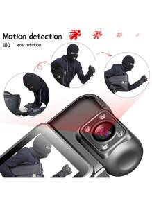 Ultra HD 4K WIFI Camera Digital Video Mini Portable Handheld Law Enforcement Recorder 180° Rotatable Lens Outdoor Sports Camera 
