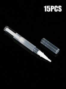 Bút xoay trong suốt 3ml, bút đựng dầu dưỡng móng rỗng kèm đầu cọ, ống đựng son bóng mỹ phẩm và dung dịch dưỡng dài mi - Trong sáng - Xem 18