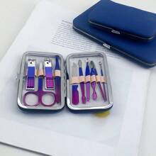 1 Set Stainless Steel Set - Modern Style Nail Clipper Set, Suitable For Travel And Beauty Care - Beauty Tools With Straight Blades, Nail Files, Scissors.