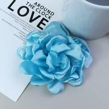 1pc Korean Big Fabric Rose Flowers Brooches Jewelry Cloth Art Orsage Lapel Pin Badge Shirt Collar Gifts For Women Accessories - Flower - View 28
