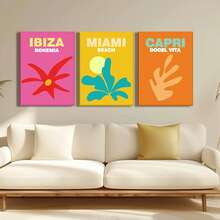 Decoración de habitación estilo preppy, decoración de pared estilo preppy, impresiones de viajes estilo preppy, artículos estilo preppy, cosas estilo preppy, pósteres estilo preppy para habitación de adolescente, para dormitorio y sala de estar enmarcados - Multicolor - Ver 3
