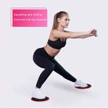 Gleitscheiben für Fitness Yoga Pilates Oberschenkel Schlankheit Bauch-Kern-Training rutschende Platte Übungsboard leise Trainingsausrüstung Bauchfett Verbrennung Gleitscheiben Taillen Trainer Po Straffung Bauchmuskeltrainer Fitnesszubehör